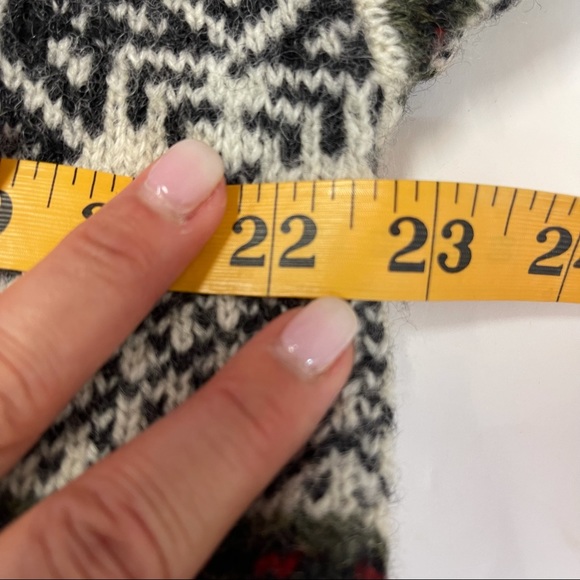 Squaw Valley Icelandic style Alpine wool cardigan sweater vintage - Picture 6 of 7